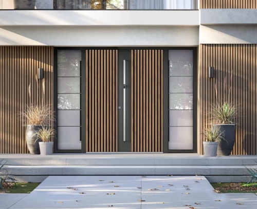 Ekstravagantna aluminijska ulazna vrata