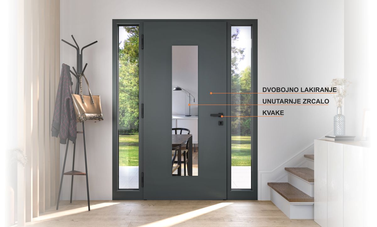 unutarnji pogled na ulazna vrata