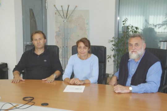 Anton Šenk, Verica Šenk i Janez Lesar