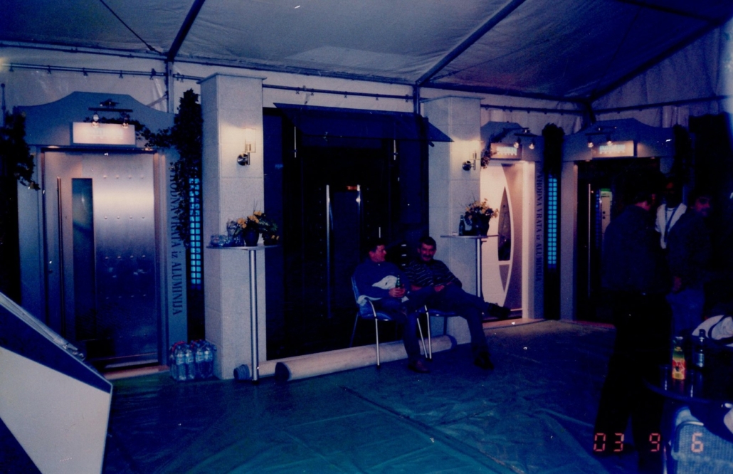 Stara slika sajma na kojem je izlagao i Inotherm